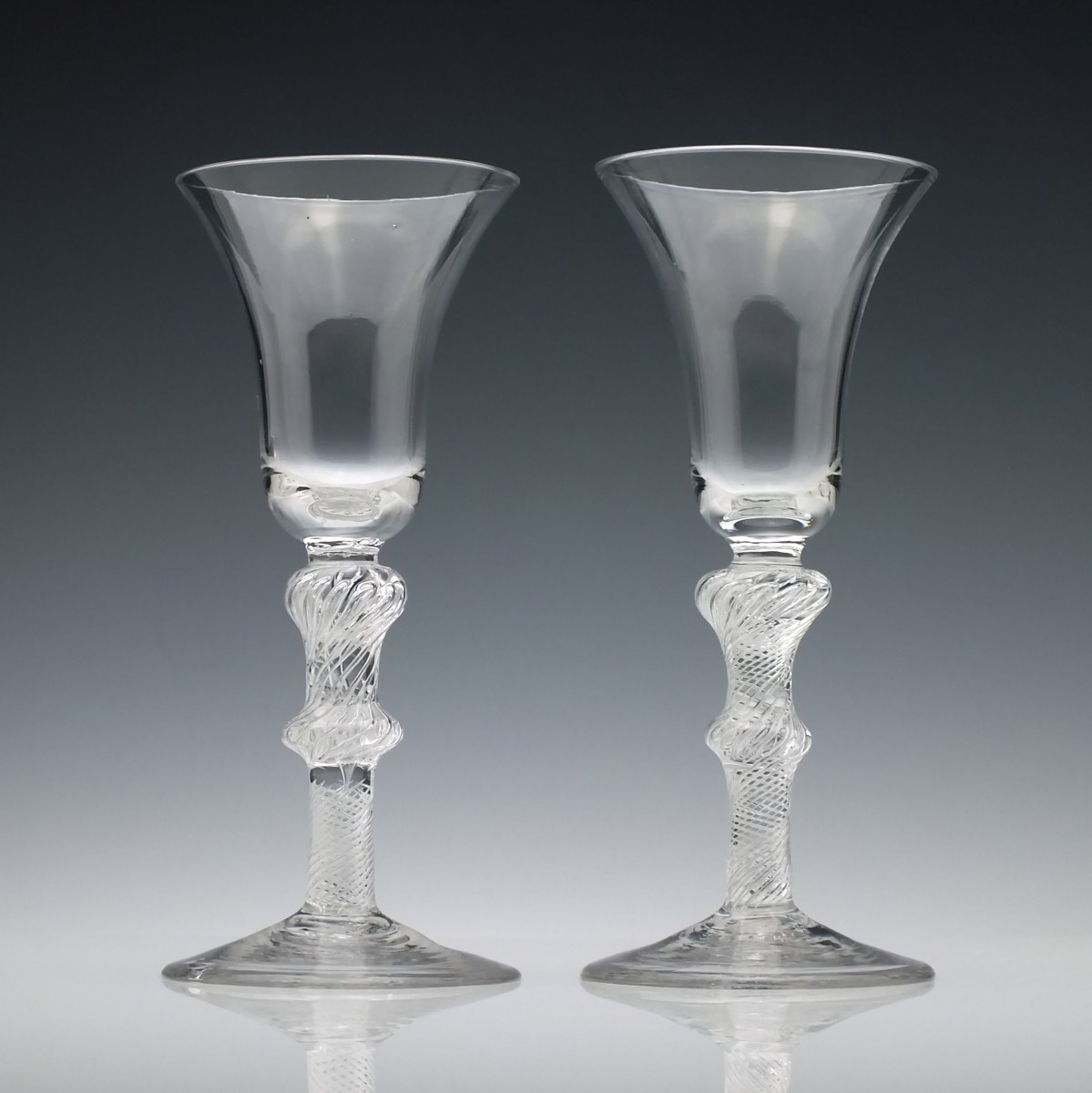 Antique Drinking Glasses Identification Of English Air Twist